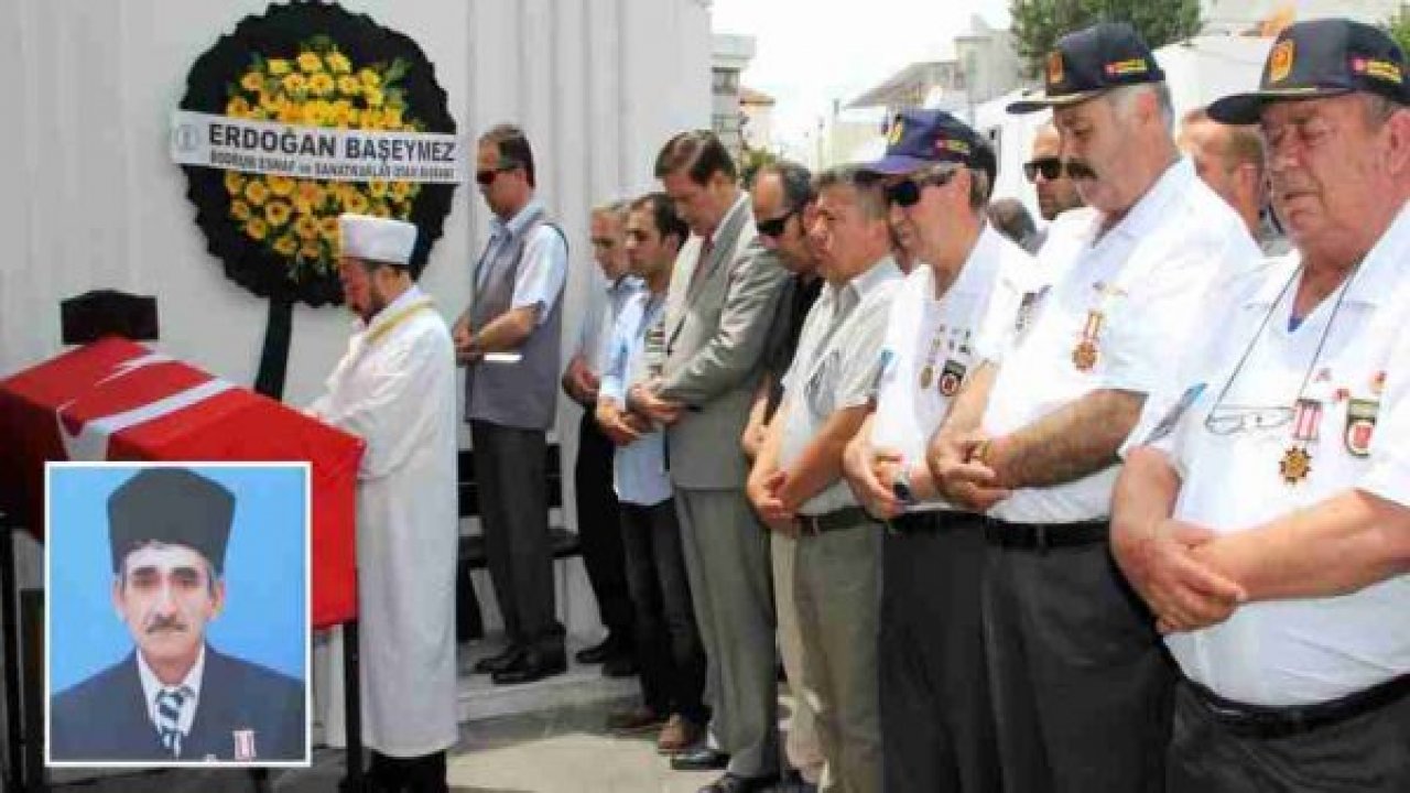 Kıbrıs gazisi son yolculuğuna uğurlandı