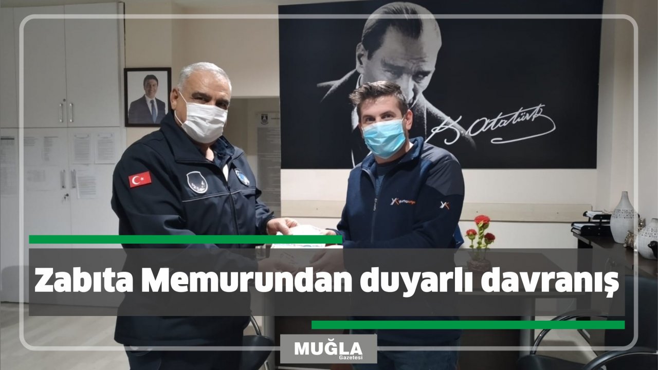Zabıta Memurundan duyarlı davranış