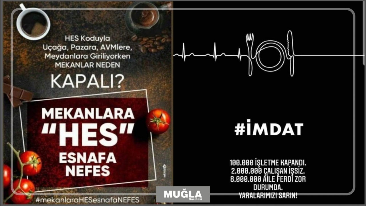 İşletme sahipleri yetkililere çağrıda bulundu:   “Mekanlara HES Esnafa Nefes”