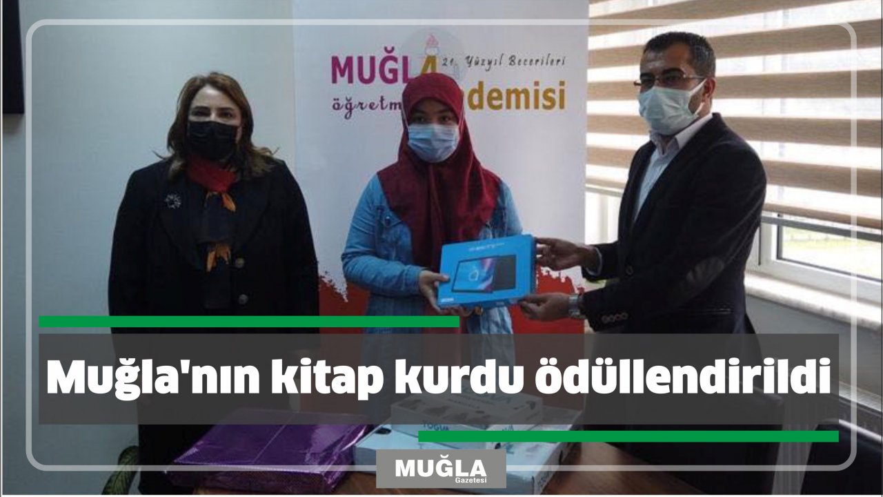 Muğla’nın kitap kurdu ödüllendirildi