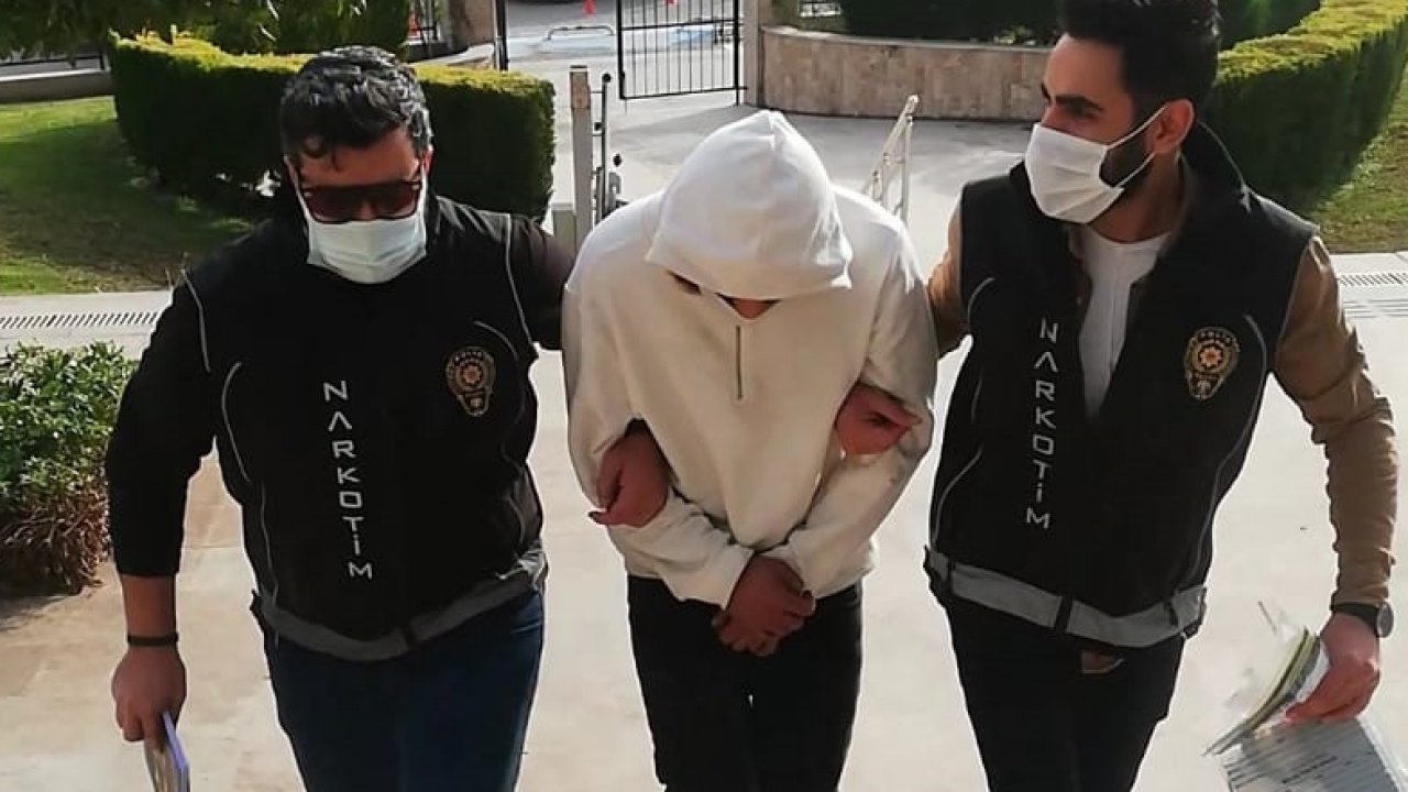 Yakalanmamak için uyuşturucu hap yuttu