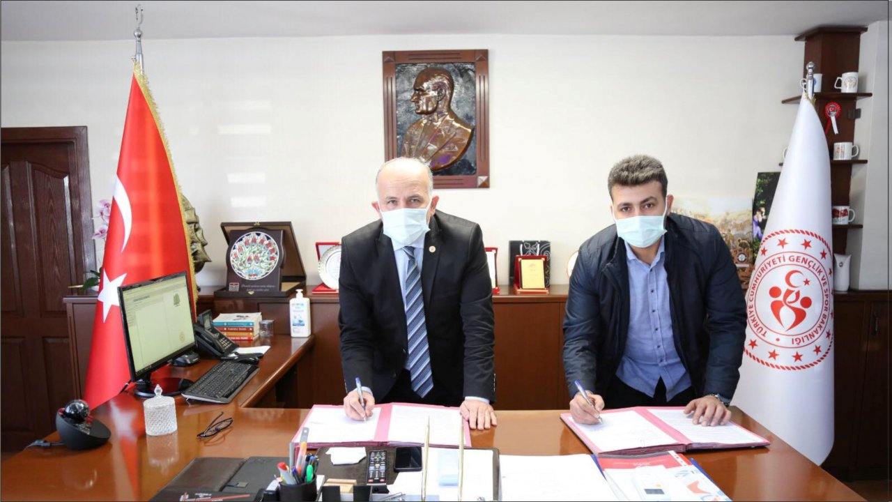 Milas Yeni Spor Salonu için imzalar atıldı