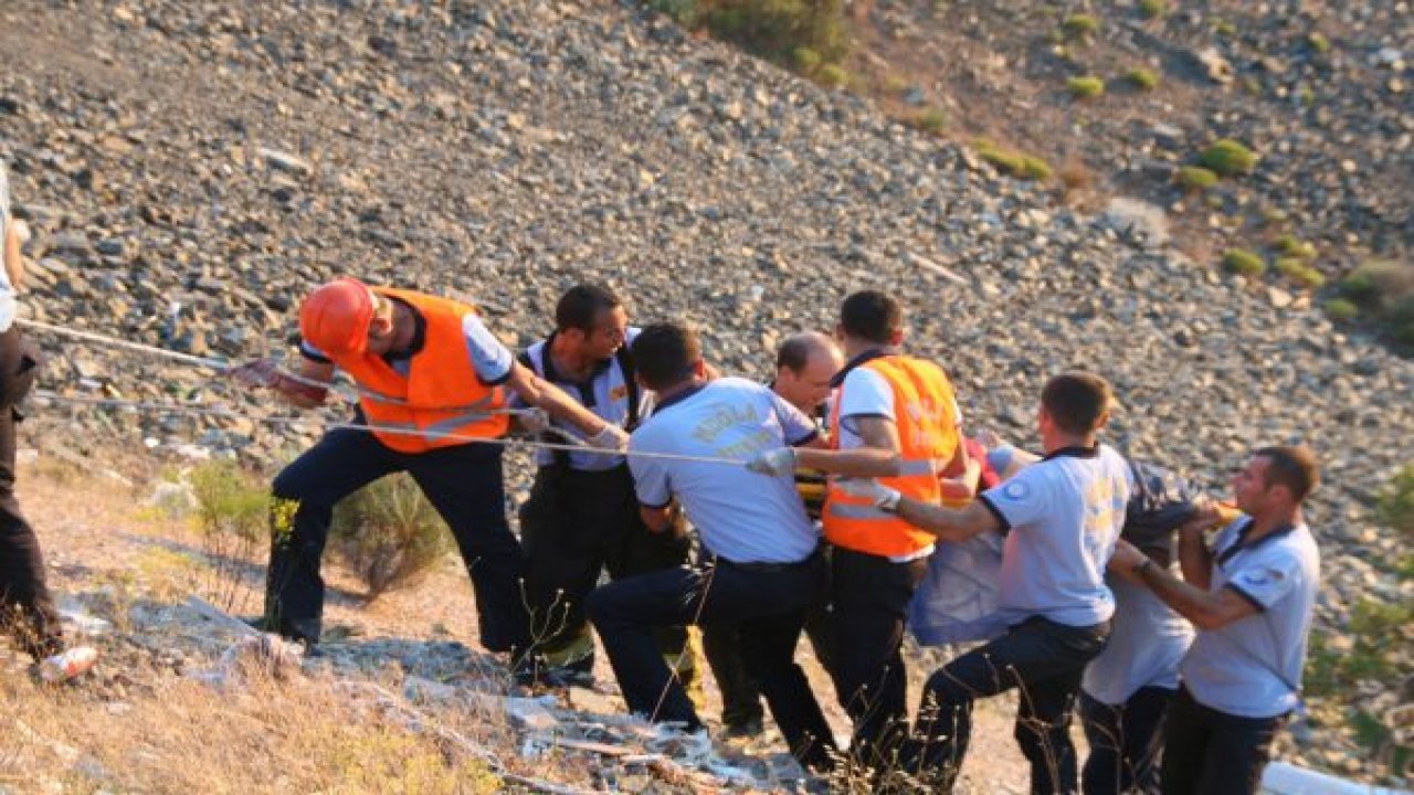 Uçurumdan 100 metreye uçtu