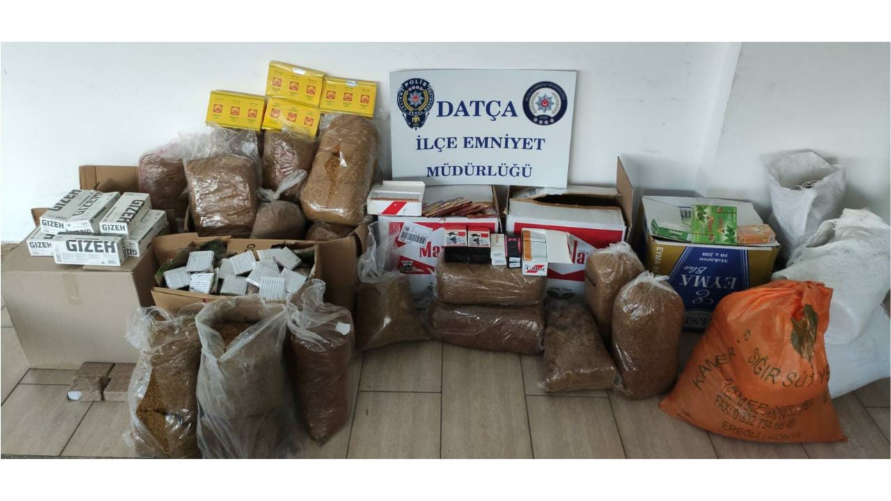 Datça'da kaçakçılık operasyonu