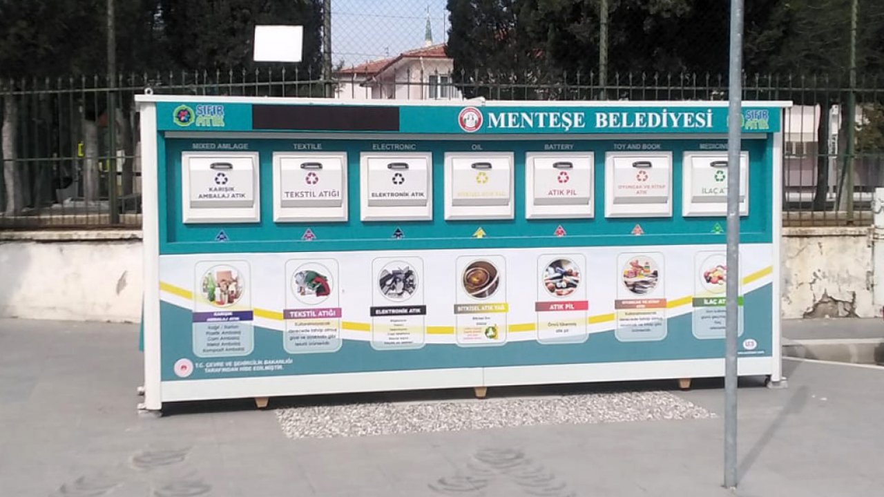 Modern atık getirme merkezleri yerleştirildi