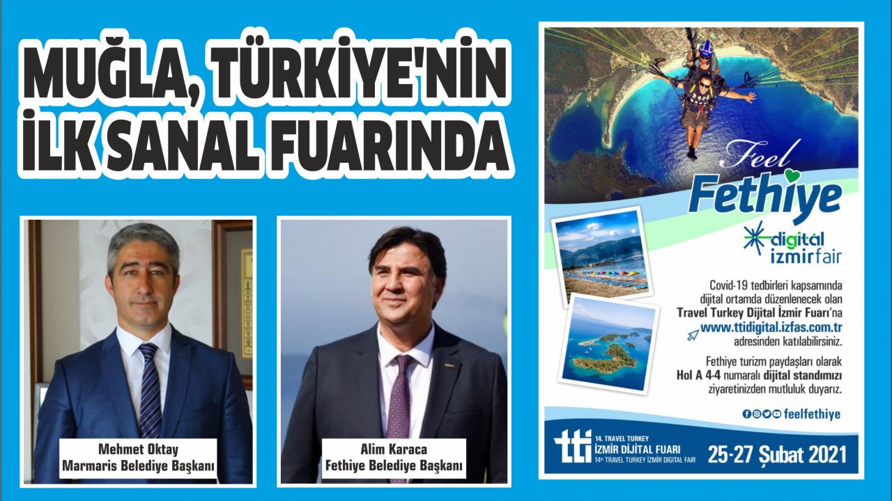 Muğla Türkiye’nin ilk sanal fuarında