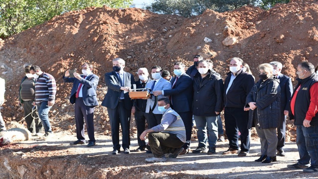 Yenilenecek okulun temel atma töreni gerçekleştirildi