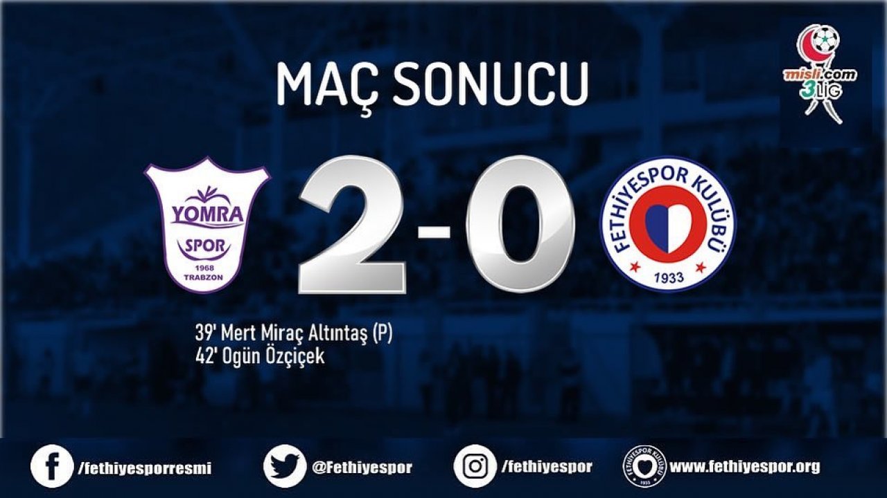 Fethiyespor liderlikten oldu