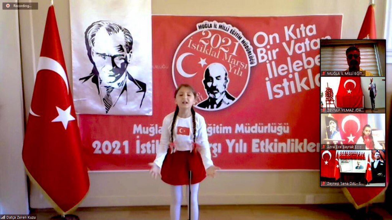 İstiklal Marşı'nı güzel okuma yarışması sonuçlandı