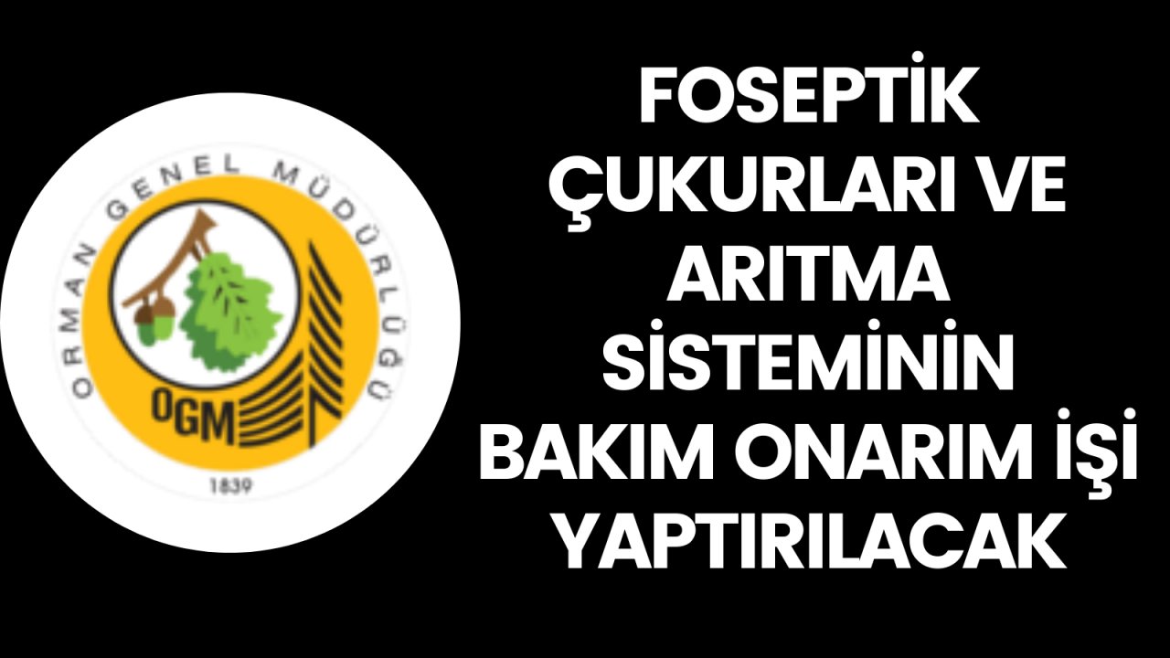 Yangın ekip binasının tesisat tamir işi yaptırılacak