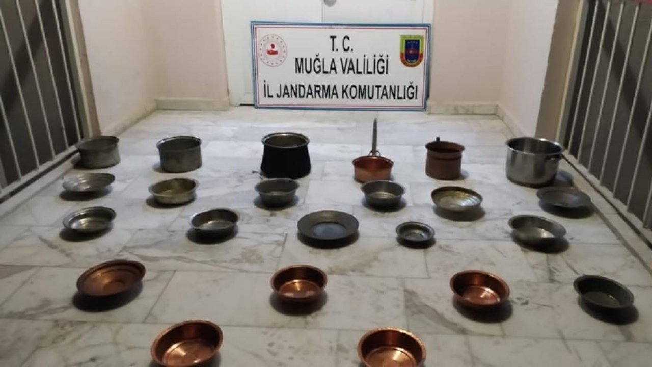 24 adet bakır kazan çalındı