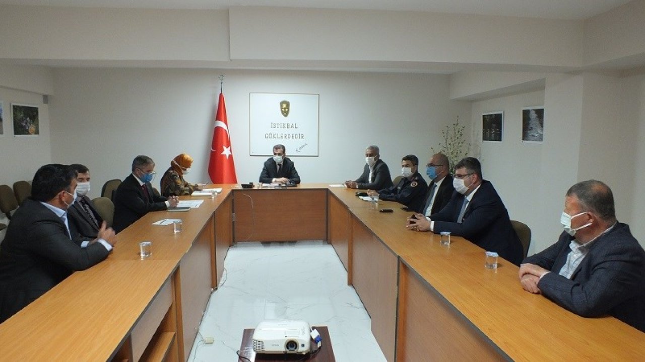 Salgını değerlendirme toplantısı yapıldı