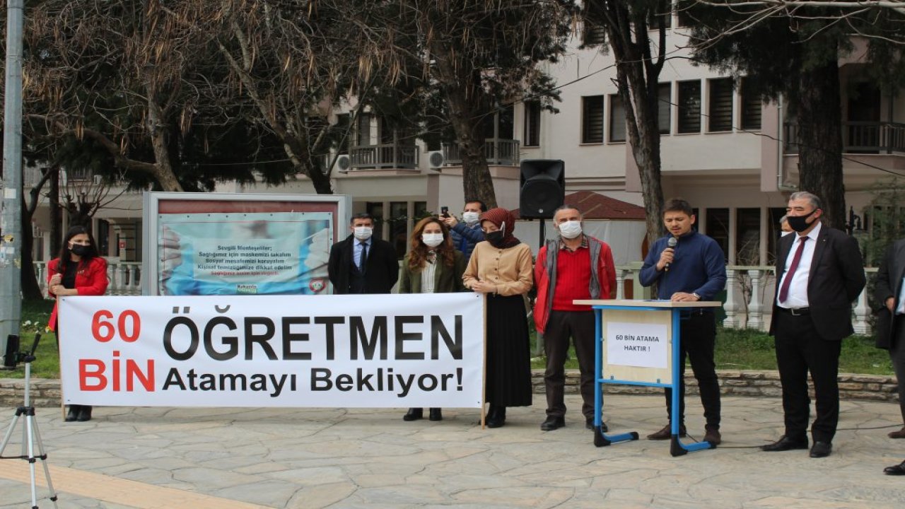 “60 bin öğretmen atama bekliyor”