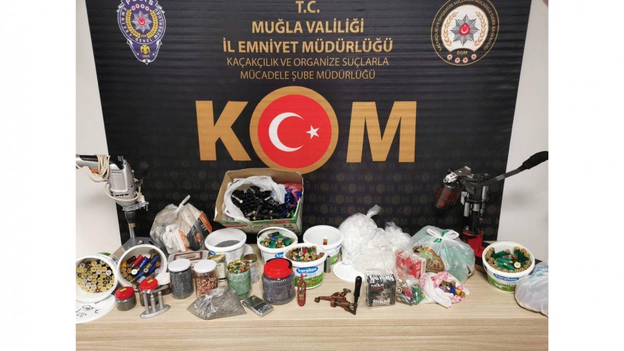 Tüfek fişeği üreten şüpheli yakalandı