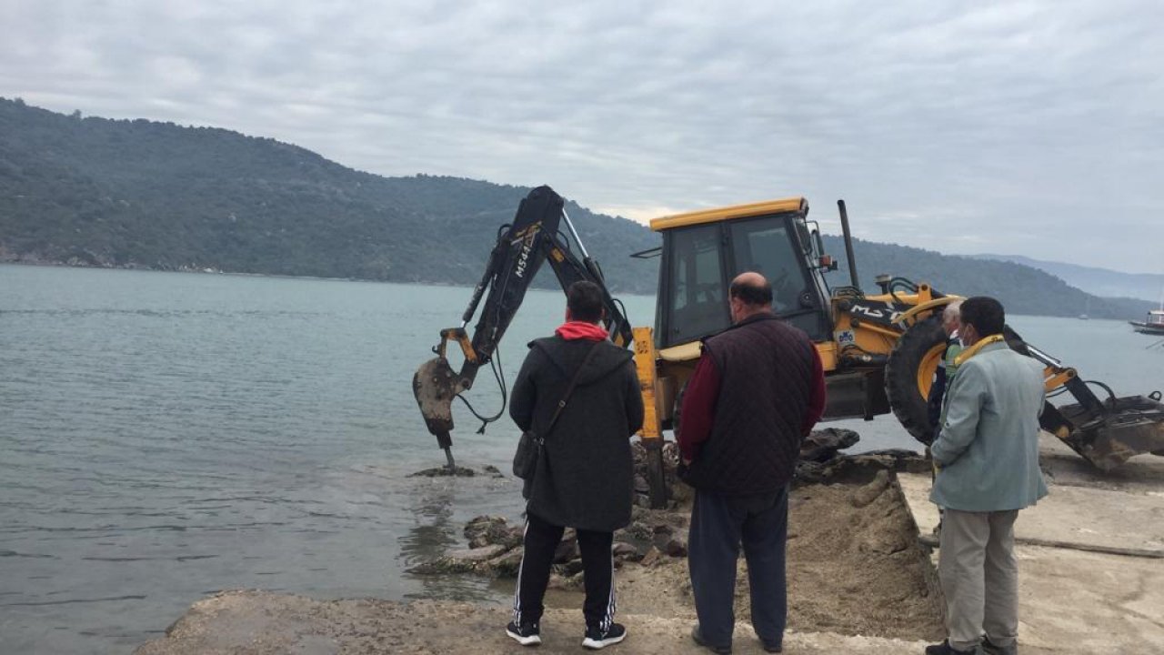 Milas’ta sahil düzenleme çalışmaları başladı