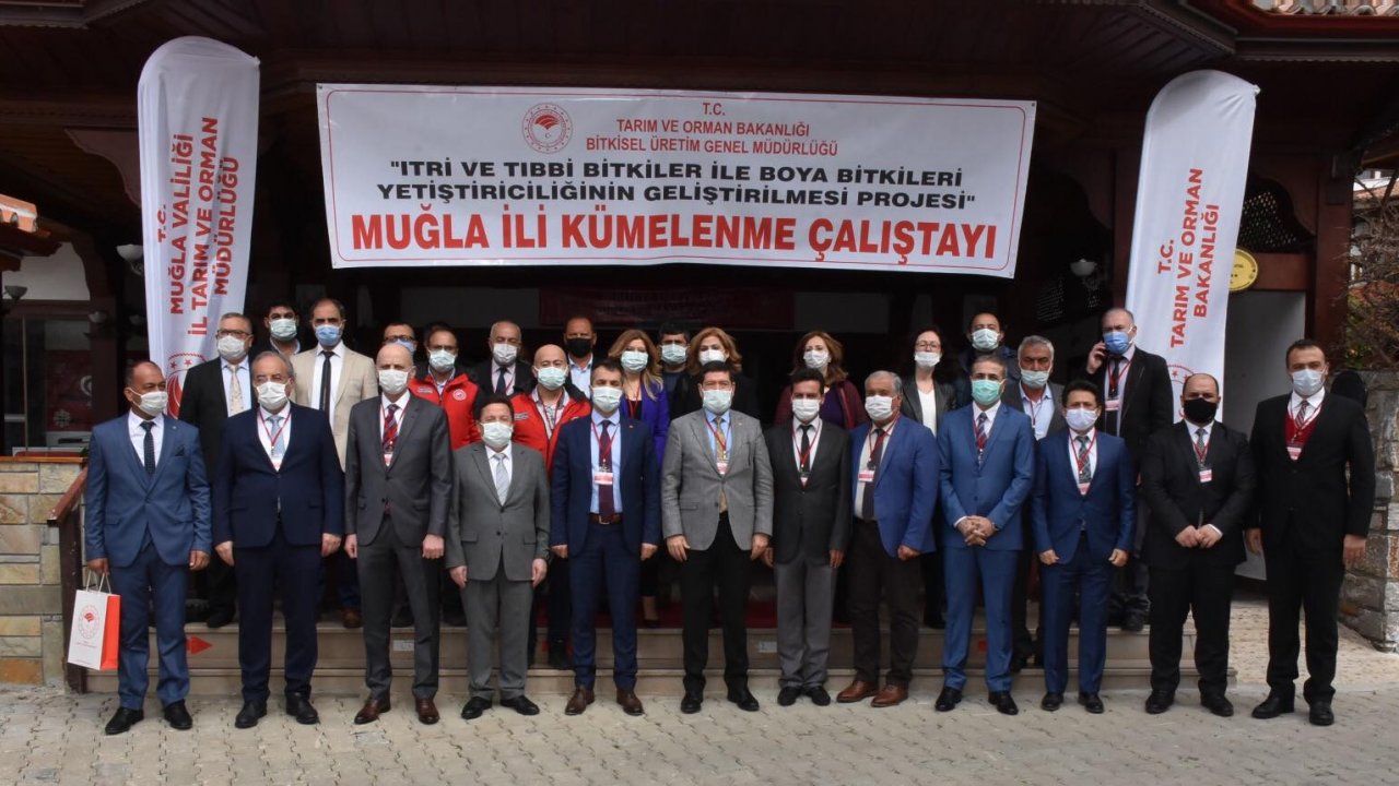 Itri ve Tıbbi Bitkiler ile Boya Bitkileri Kümelenme Çalıştayı yapıldı