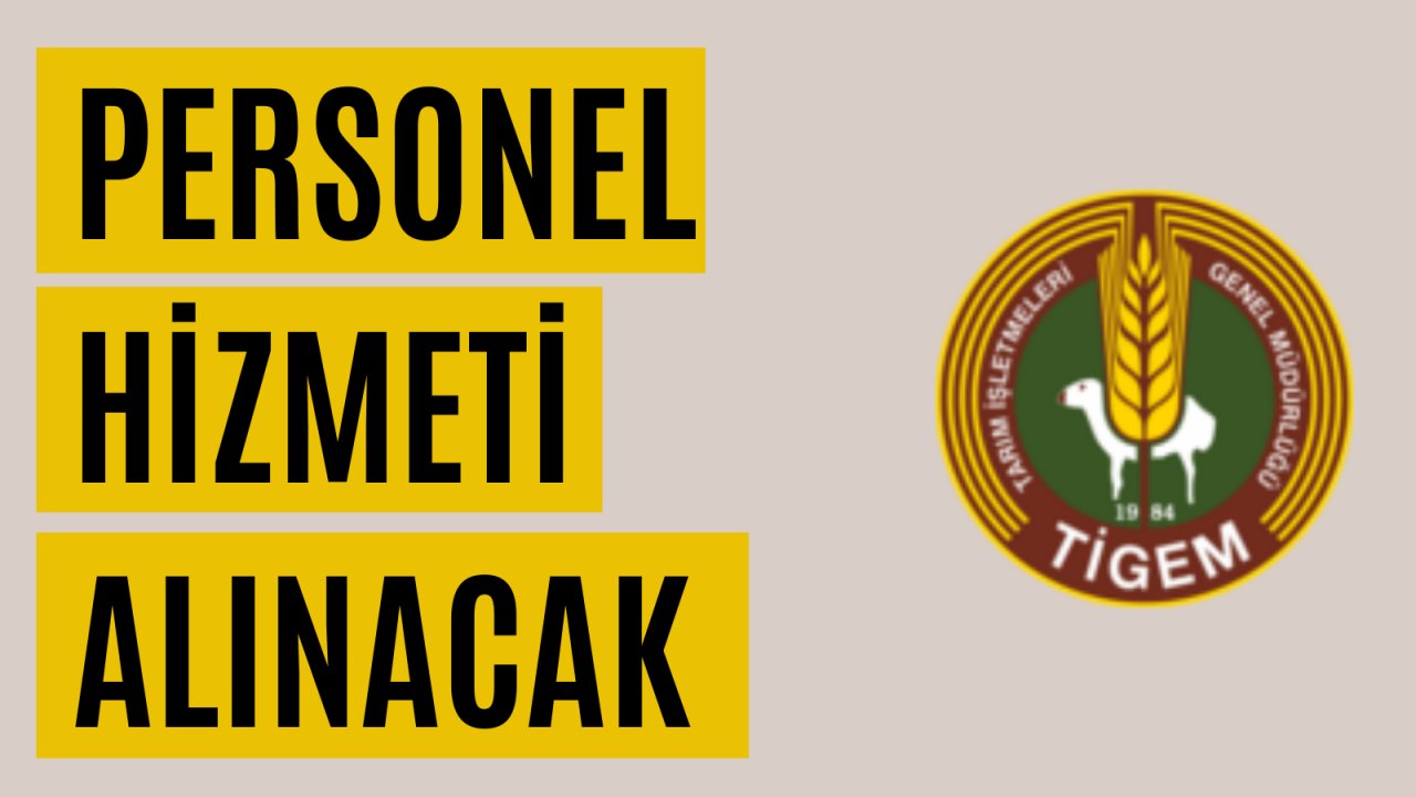 Personel hizmeti alınacak