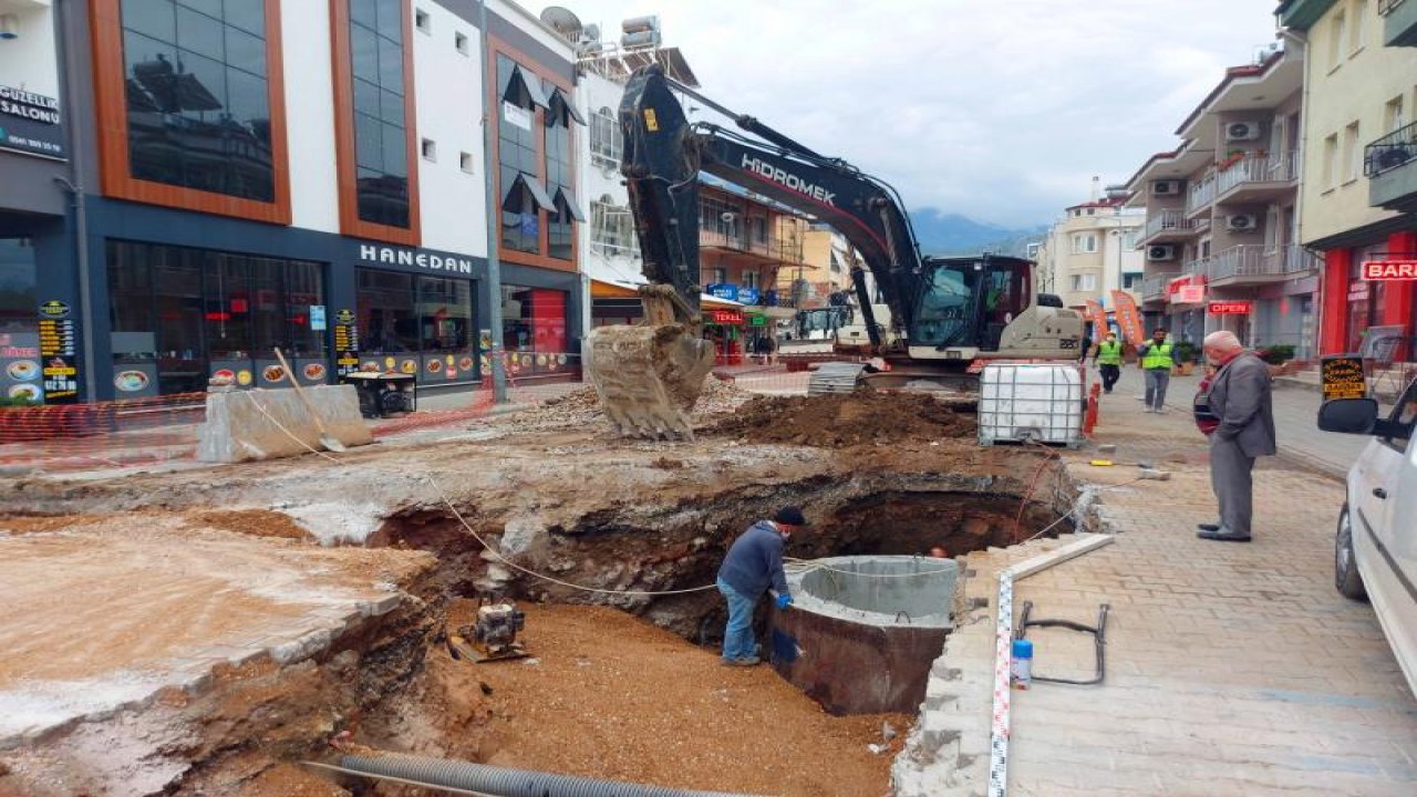 Fethiye’de altyapı çalışmaları sürüyor