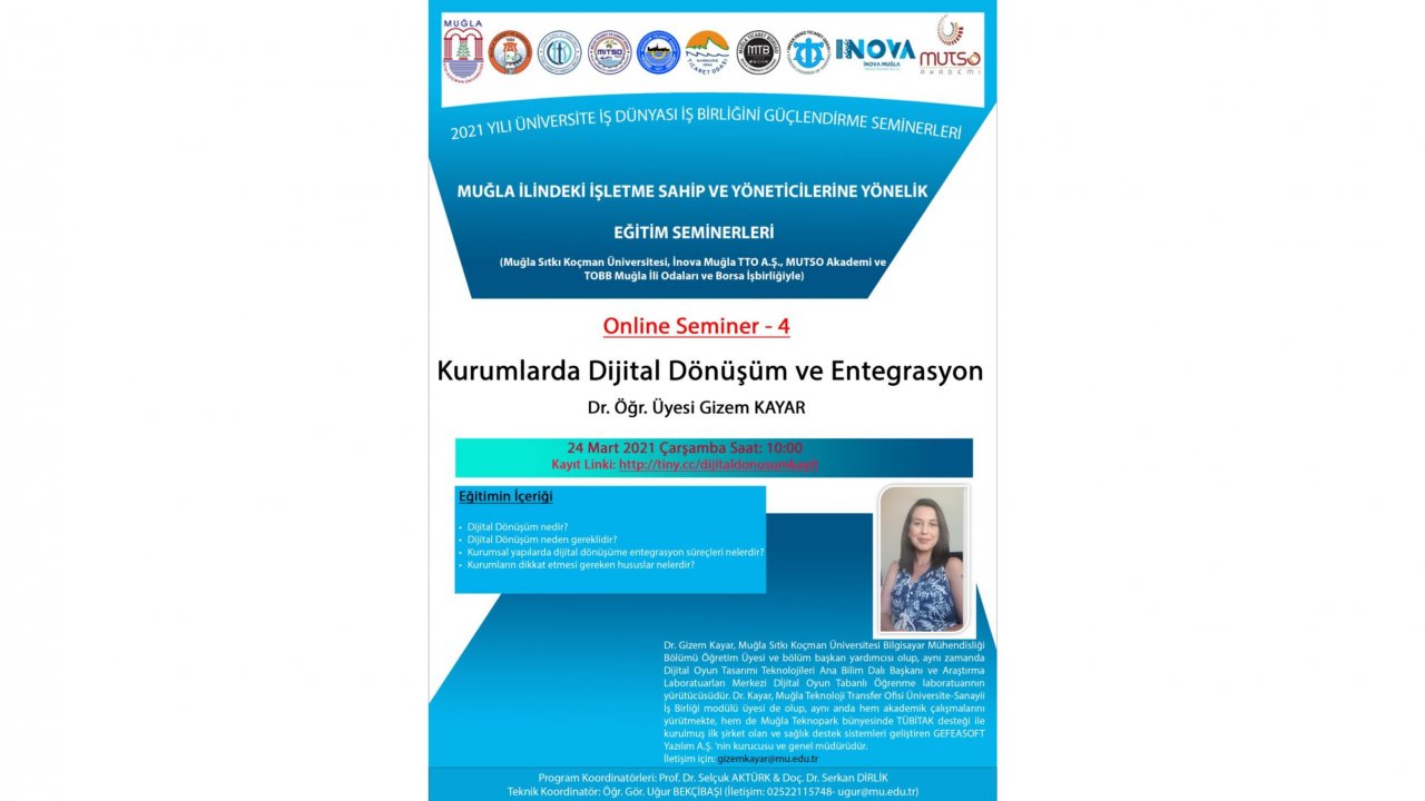 Dijital dönüşüm ve entegrasyon semineri düzenlenecek