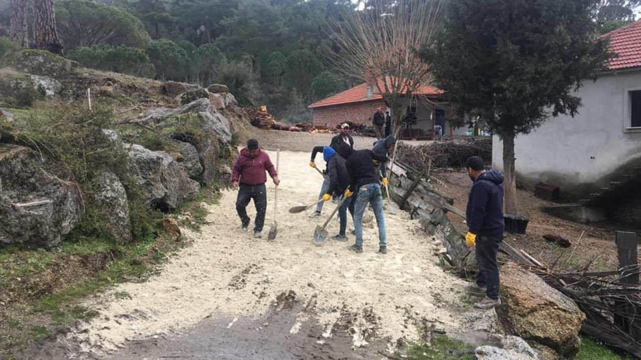 Parke kaplama çalışması tamamlandı