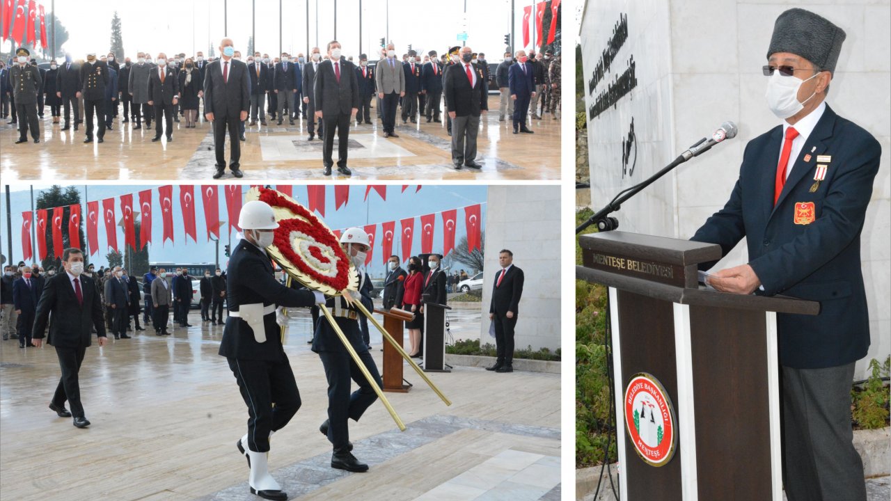 MUĞLA’DA ÇANAKKALE ZAFERİ’NİN 106. YILI KUTLANDI
