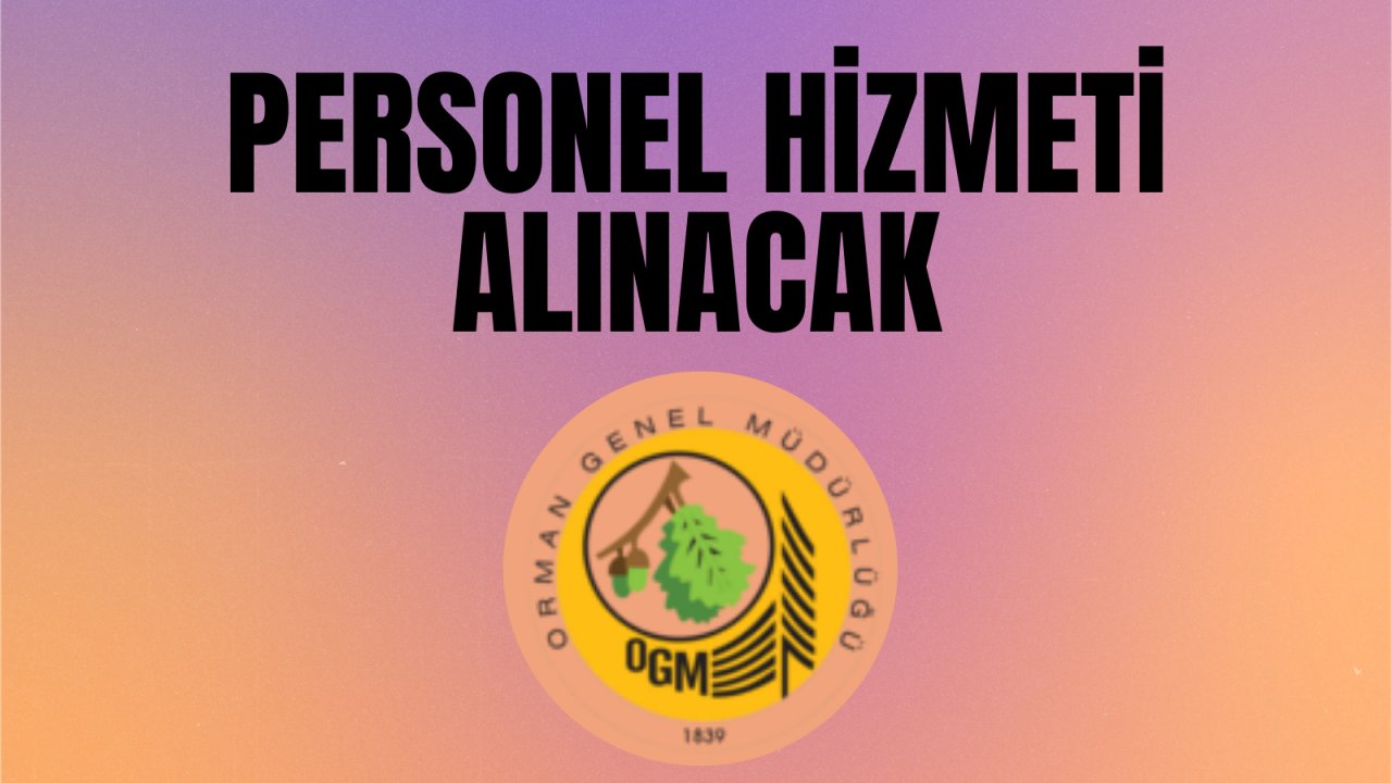 Personel hizmeti alınacak