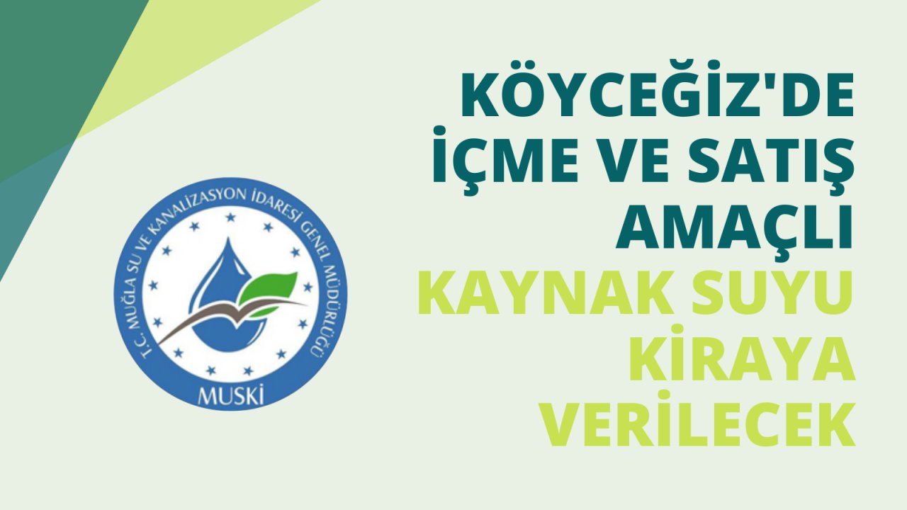 Su toplama çukurlarının yalıtım işleri yaptırılacak