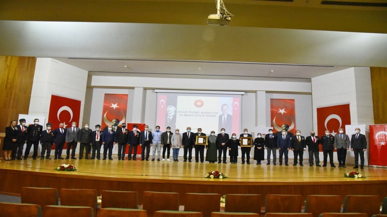 Muğla’da Devlet Övünç Madalyası Tevcih Töreni Düzenlendi