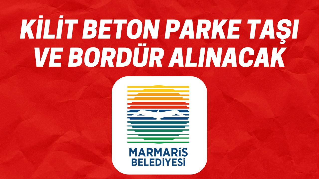 Kilit beton parke taşı ve bordür alınacak