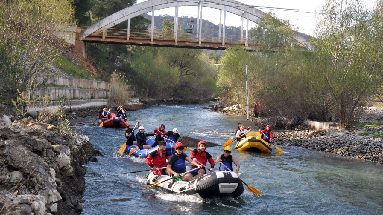 Raftingciler Türkiye Şampiyonasına hazırlanıyor