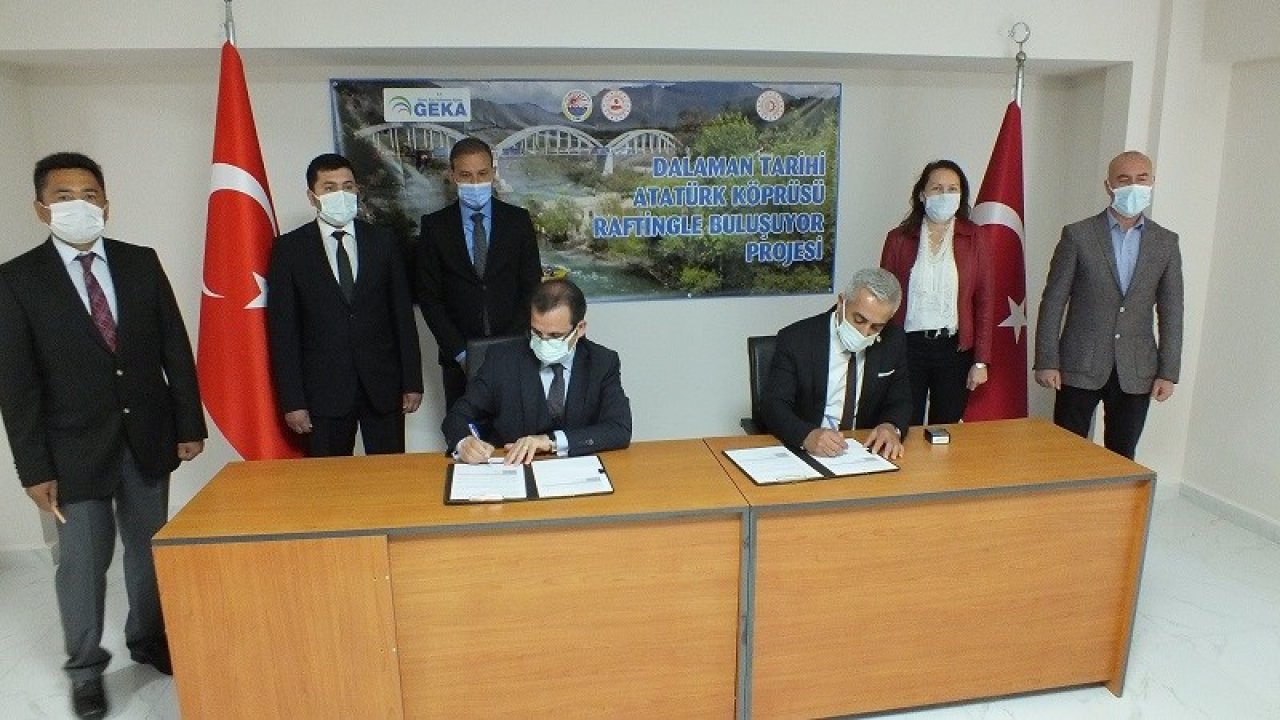 “Dalaman Tarihi Atatürk Köprüsü Raftingle Buluşuyor”