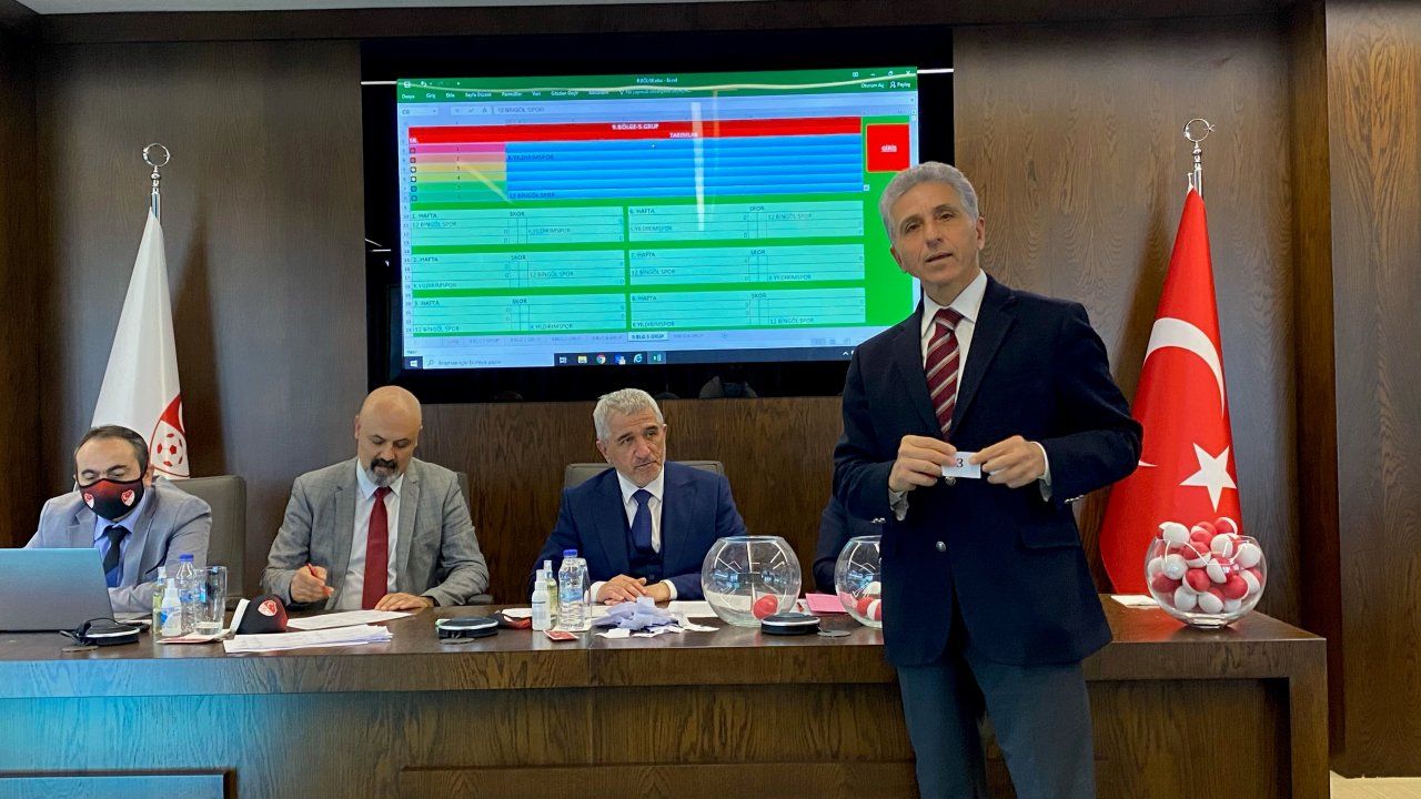 Bölgesel Amatör Lig, grup kuraları ve fikstür çekimi yapıldı