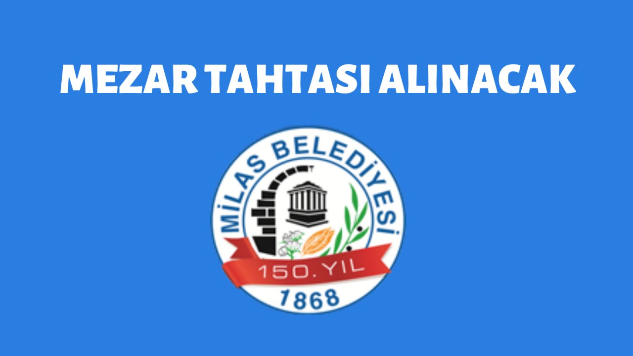 Mezar tahtası alınacak