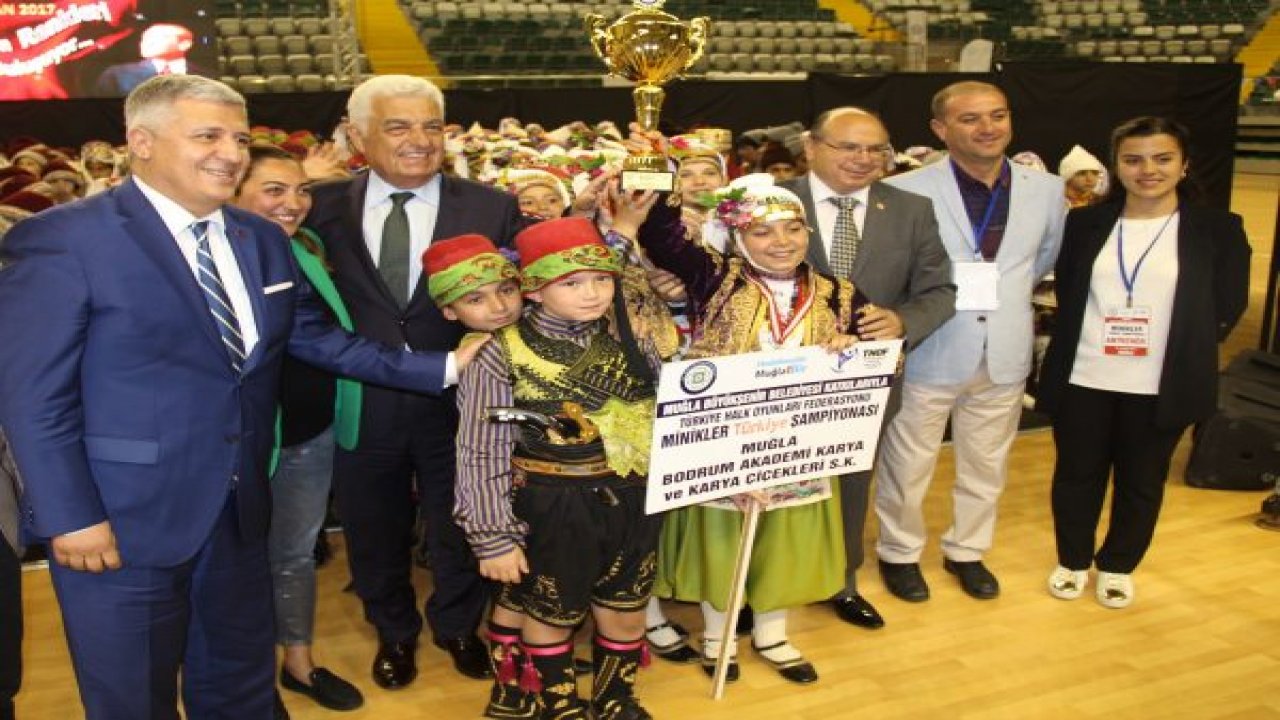 Minikler düzenlemeli dalda Bodrum Türkiye şampiyonu