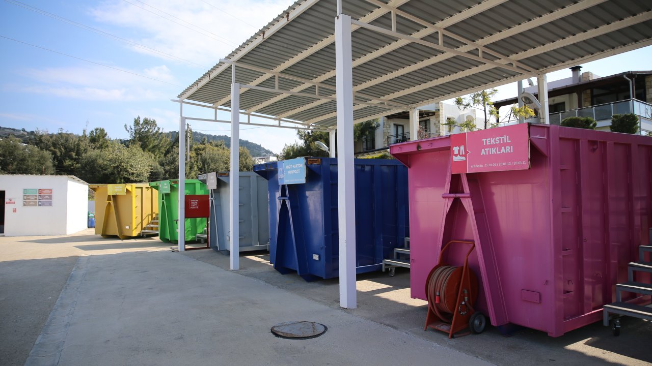 Bodrum'da iki yılda 850 ton atık geri dönüşüme kazandırıldı