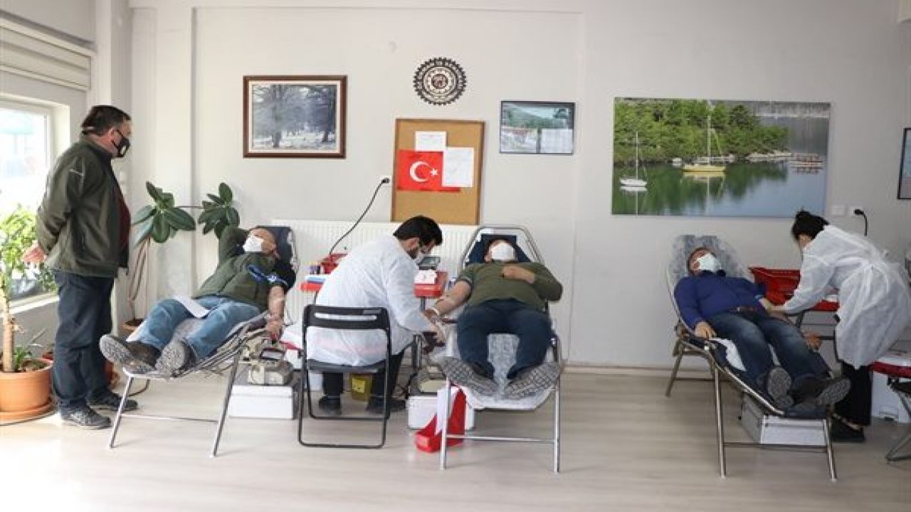 Muğla’da Orman Personelinden Kan Bağışı