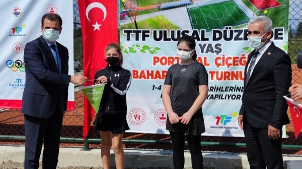 Portakal Çiçeği Bahar Tenis Turnuvası düzenlendi