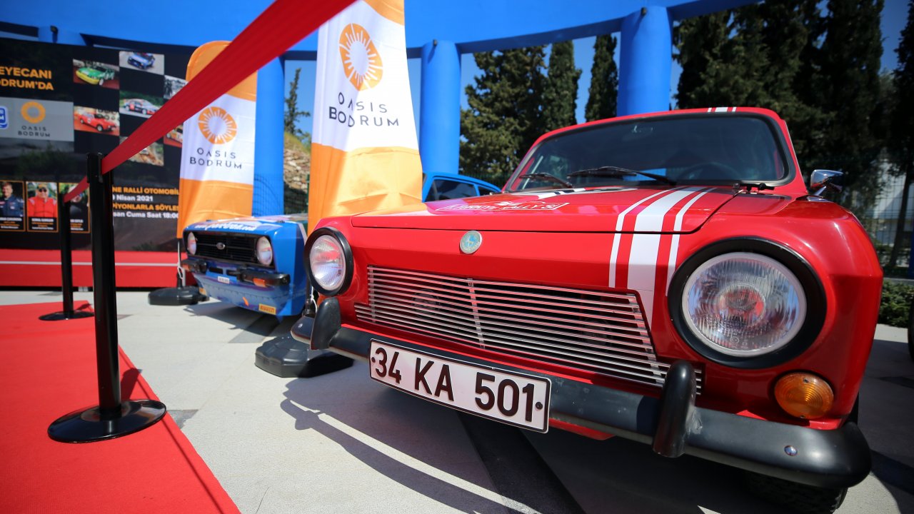 Ralli Bodrum öncesi araçlar sergileniyor