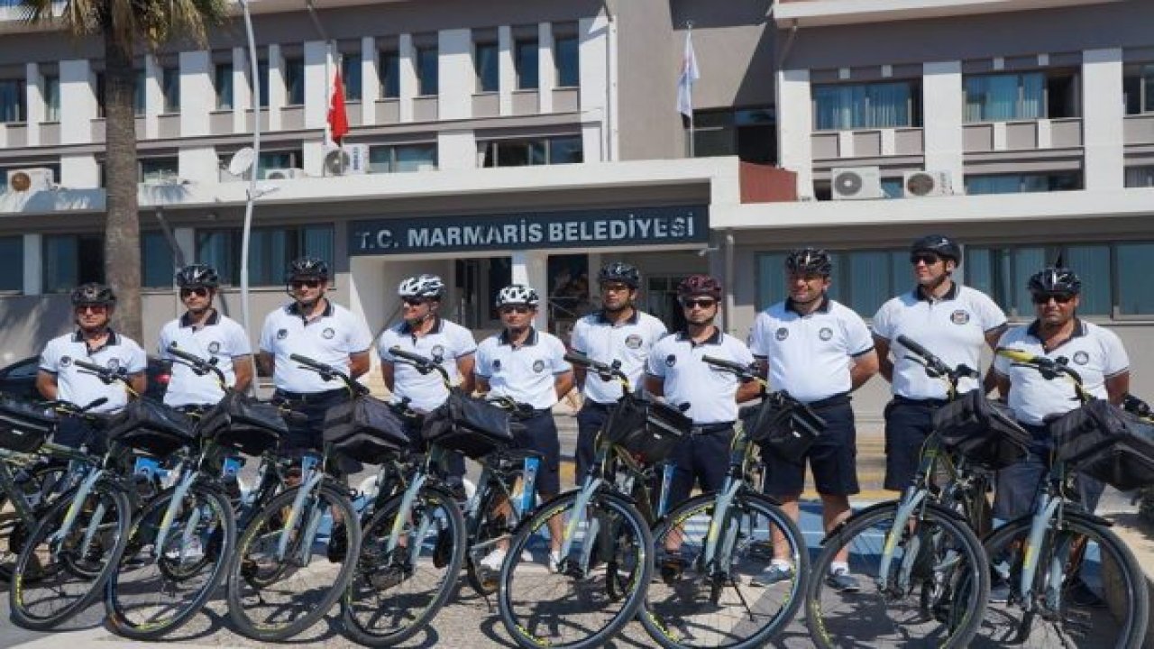 Marmaris zabıtası motosikletten bisiklete geçti
