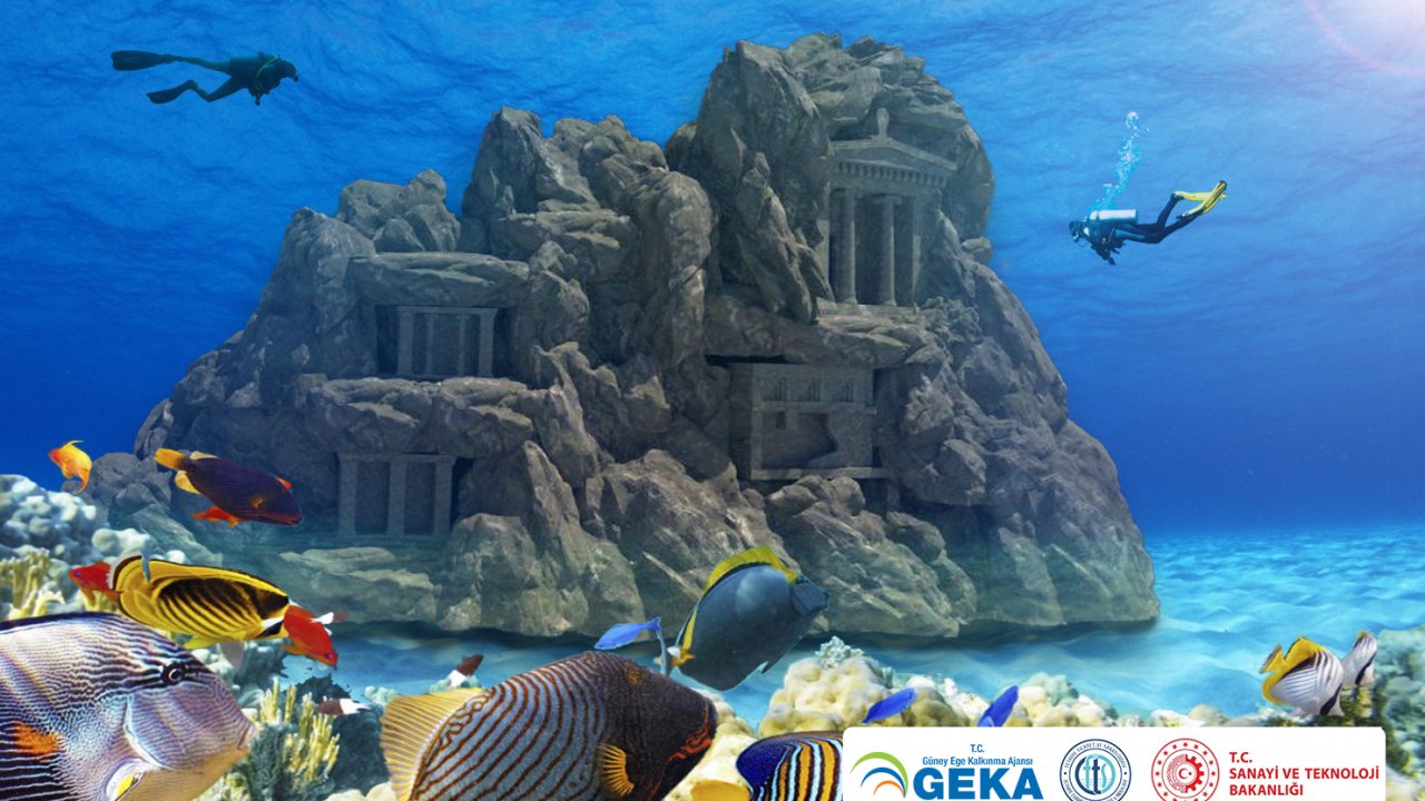 Fethiye koylarında tematik sualtı tarih parkı için hazırlanan projeye 1 milyon lira destek