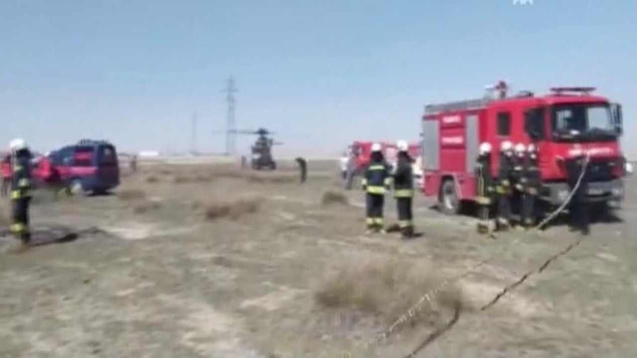 Son Dakika - Konya'da gösteri uçağı düştü
