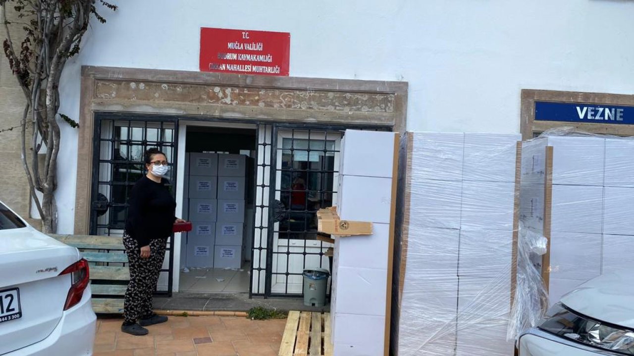 İhtiyaç sahibi ailelere gıda yardımı