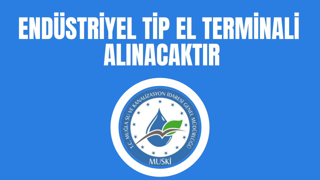 Endüstriyel tip el terminali alınacaktır