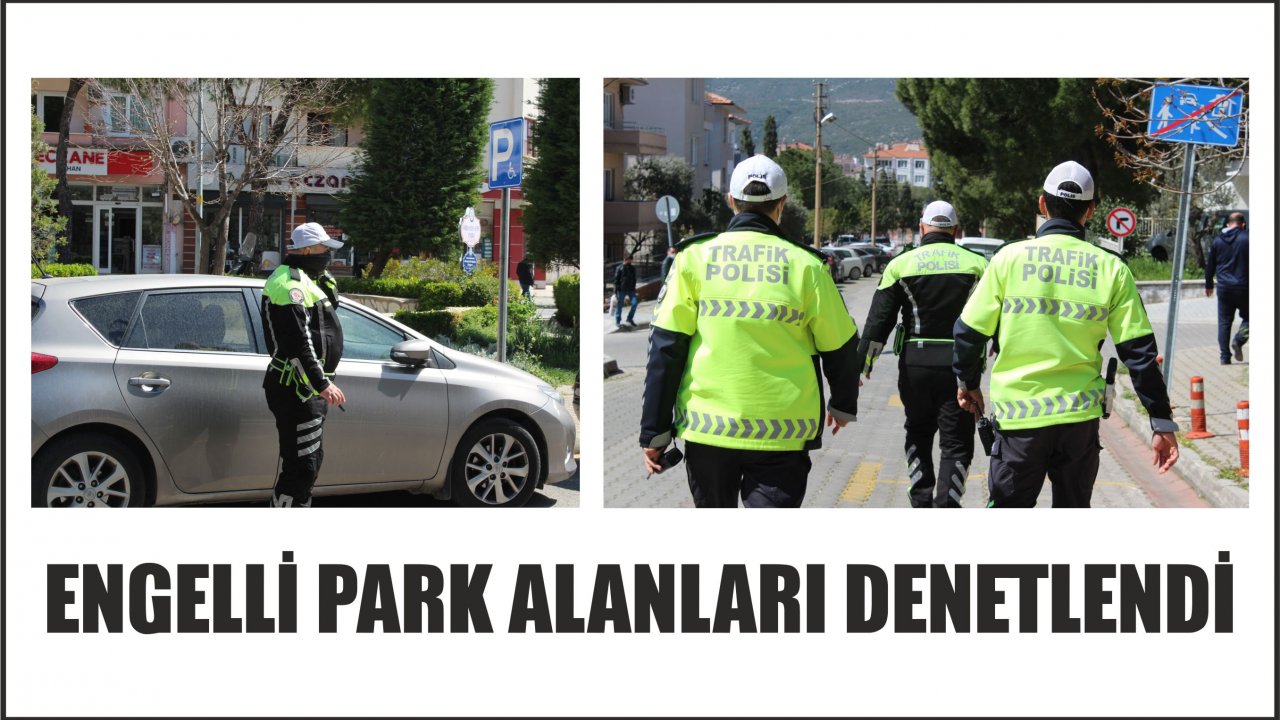 Engelli park alanları denetlendi