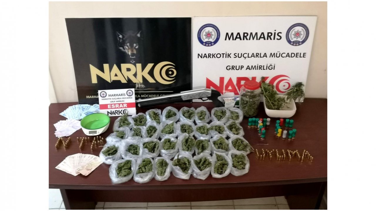 Marmaris’te uyuşturucu operasyonu:1 tutuklama