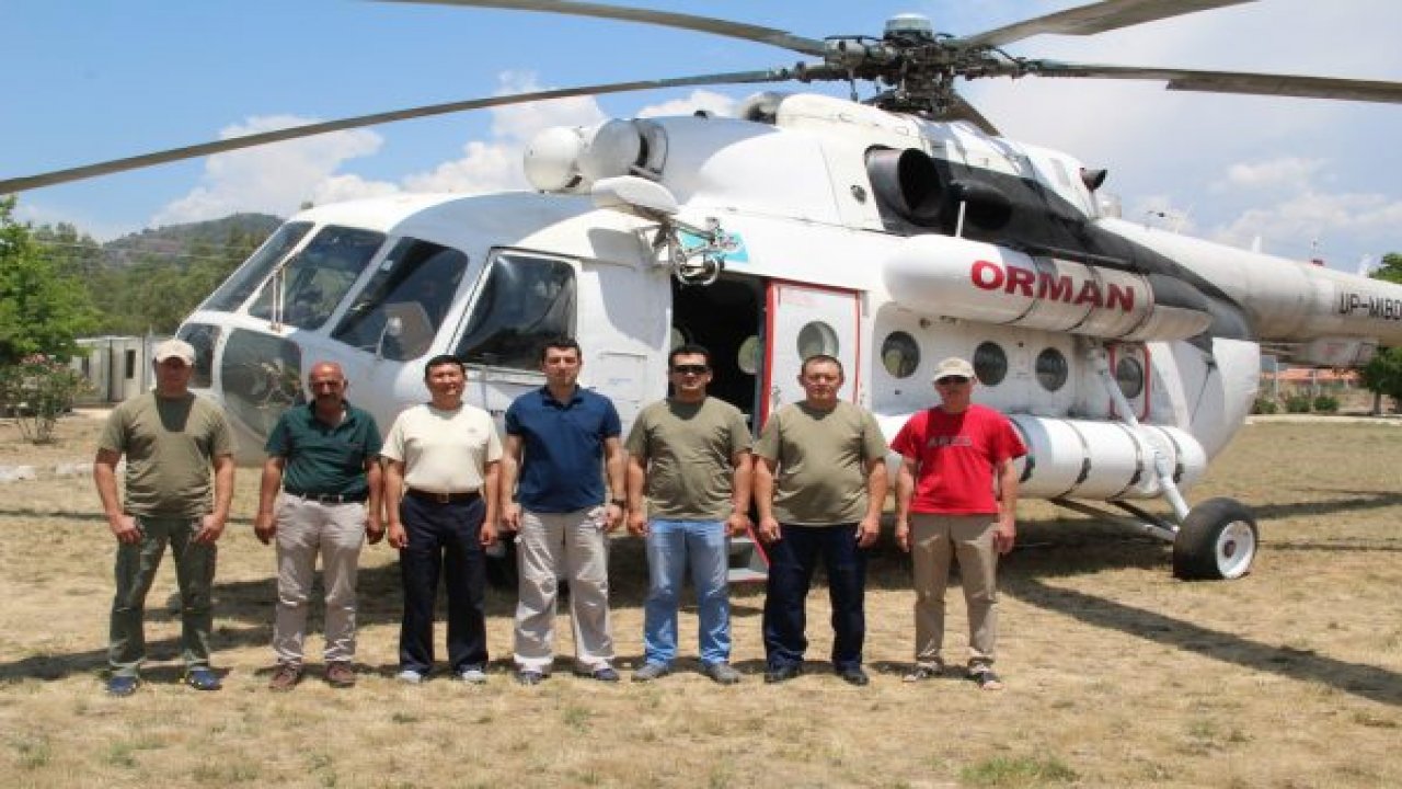 Yangın helikopteri Fethiye'de göreve başladı