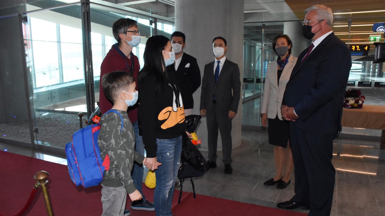 Ukraynalı turist kafilesi Muğla'ya geldi