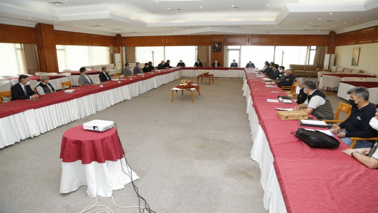 ORMAN YANGINLARI İLE MÜCADELE TOPLANTISI YAPILDI