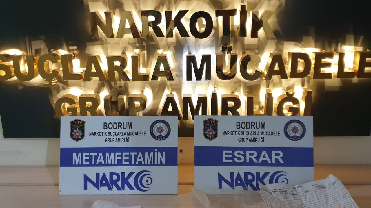Bodrum'da uyuşturucu operasyonu:1 gözaltı
