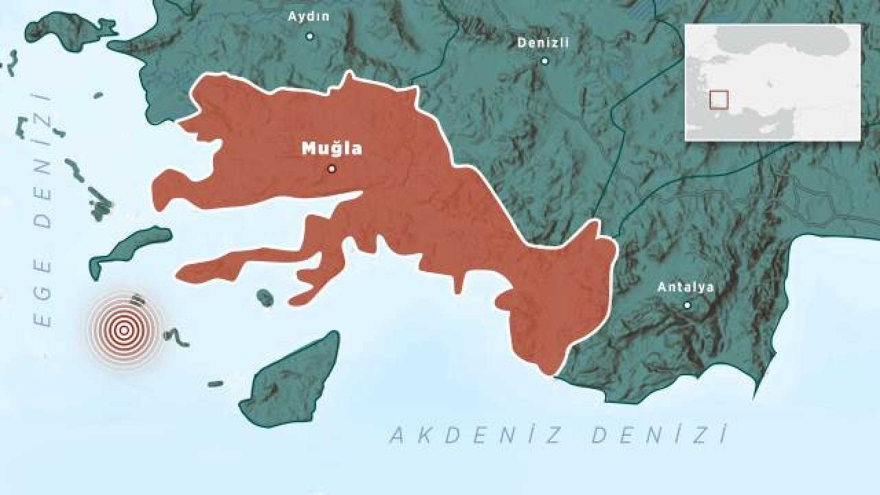 Ege Denizi'nde 4 büyüklüğünde deprem